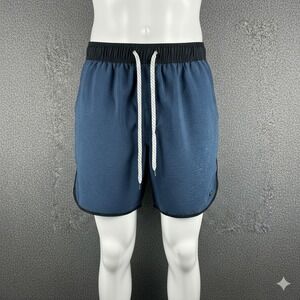 Legend Discovery Shorts Mens Large Blue Black Stretch Drawstring Lightweight‎